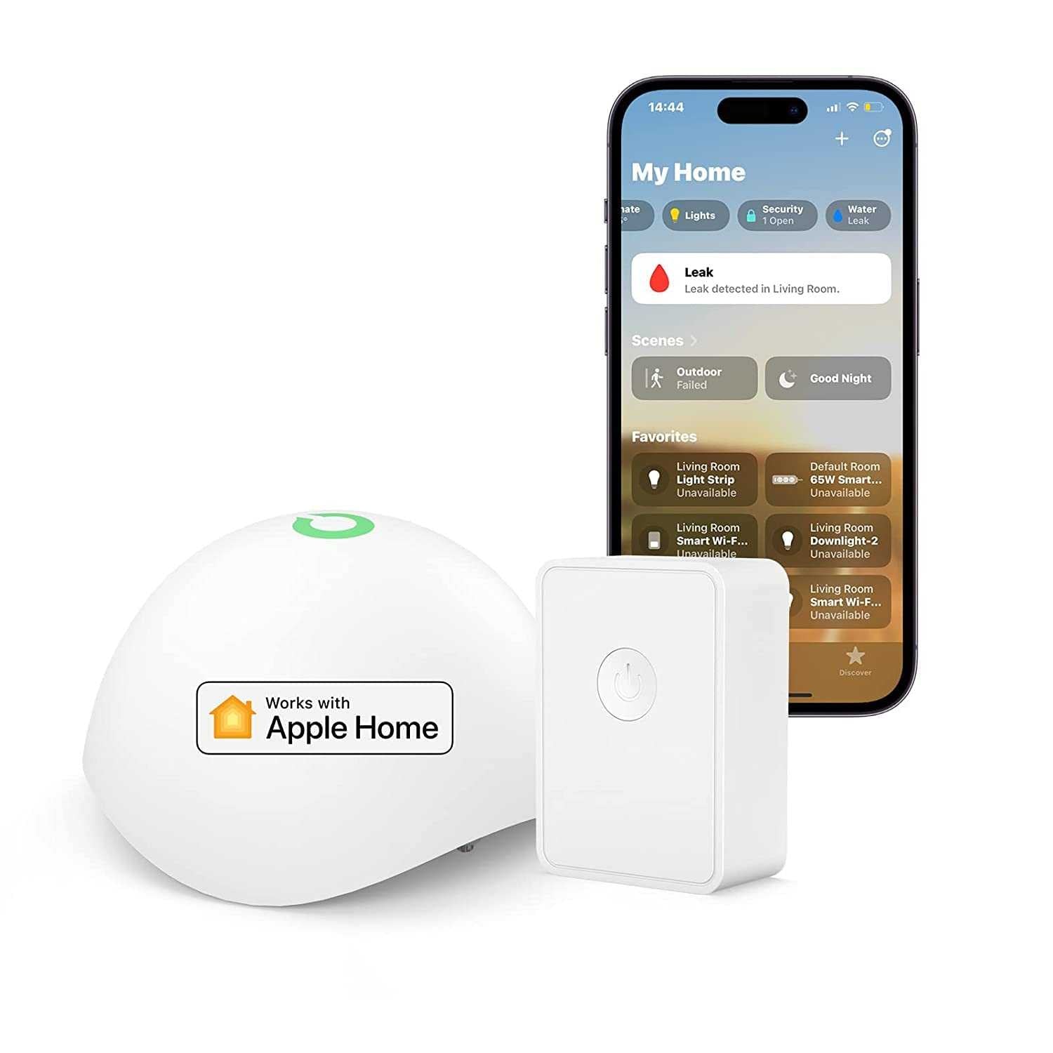 Meross MS400 Wassermelder - WLAN Wasseralarm mit Hub Mesch Shop Meross MS400 Wassermelder - WLAN Wasseralarm mit Hub Mesch Shop